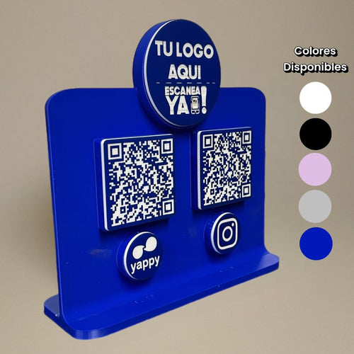 Stand EscaneaYa – QR  para pagos y redes 17 CM