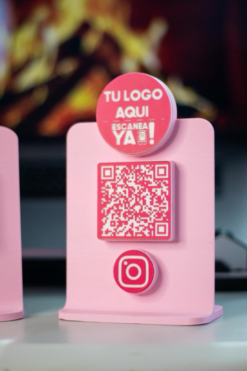 Stand EscaneaYa – QR  para pagos y redes 10 CM