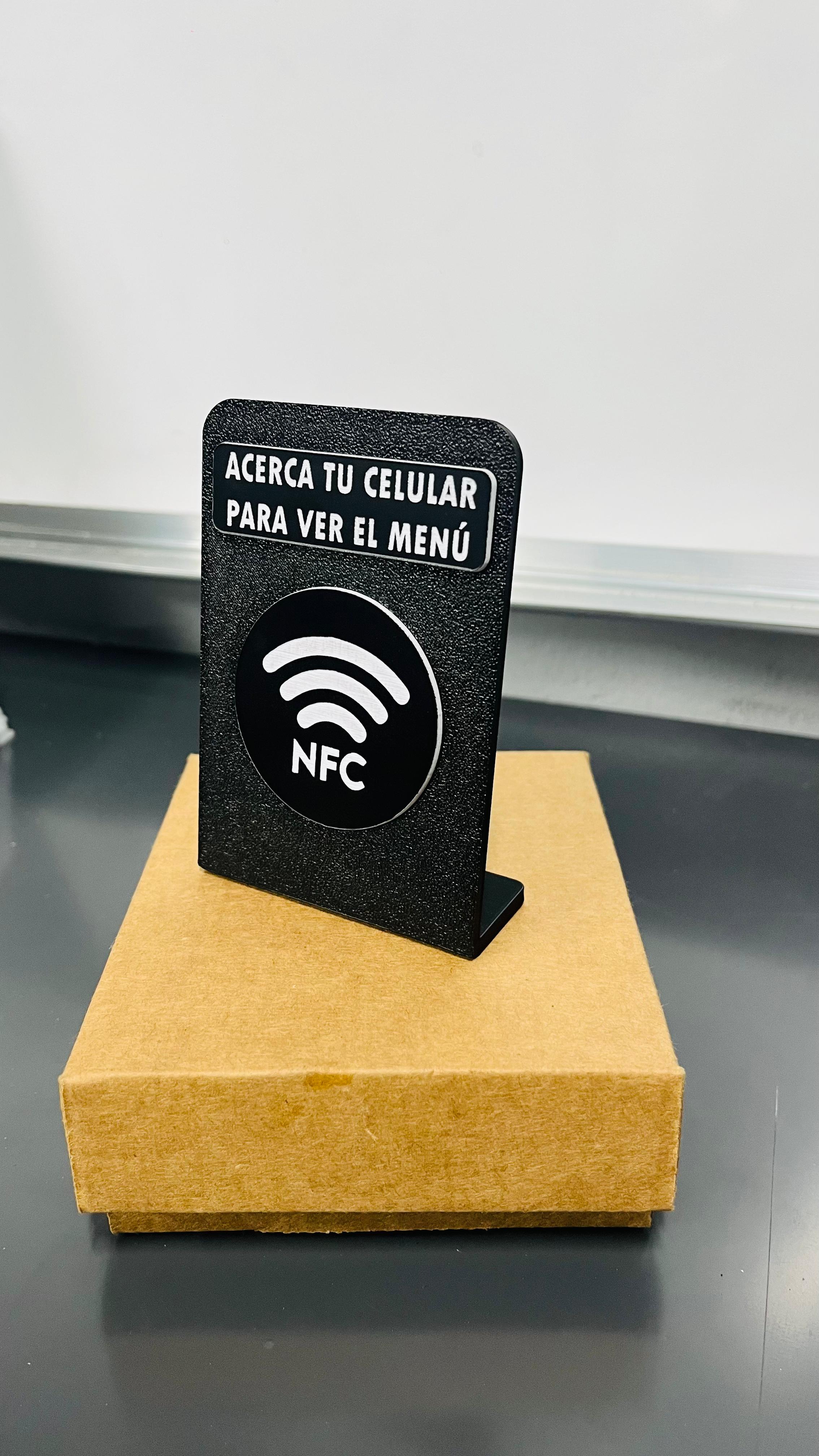 Stand NFC para Menú Digital pack 1,6,12,24,50,100 unid.