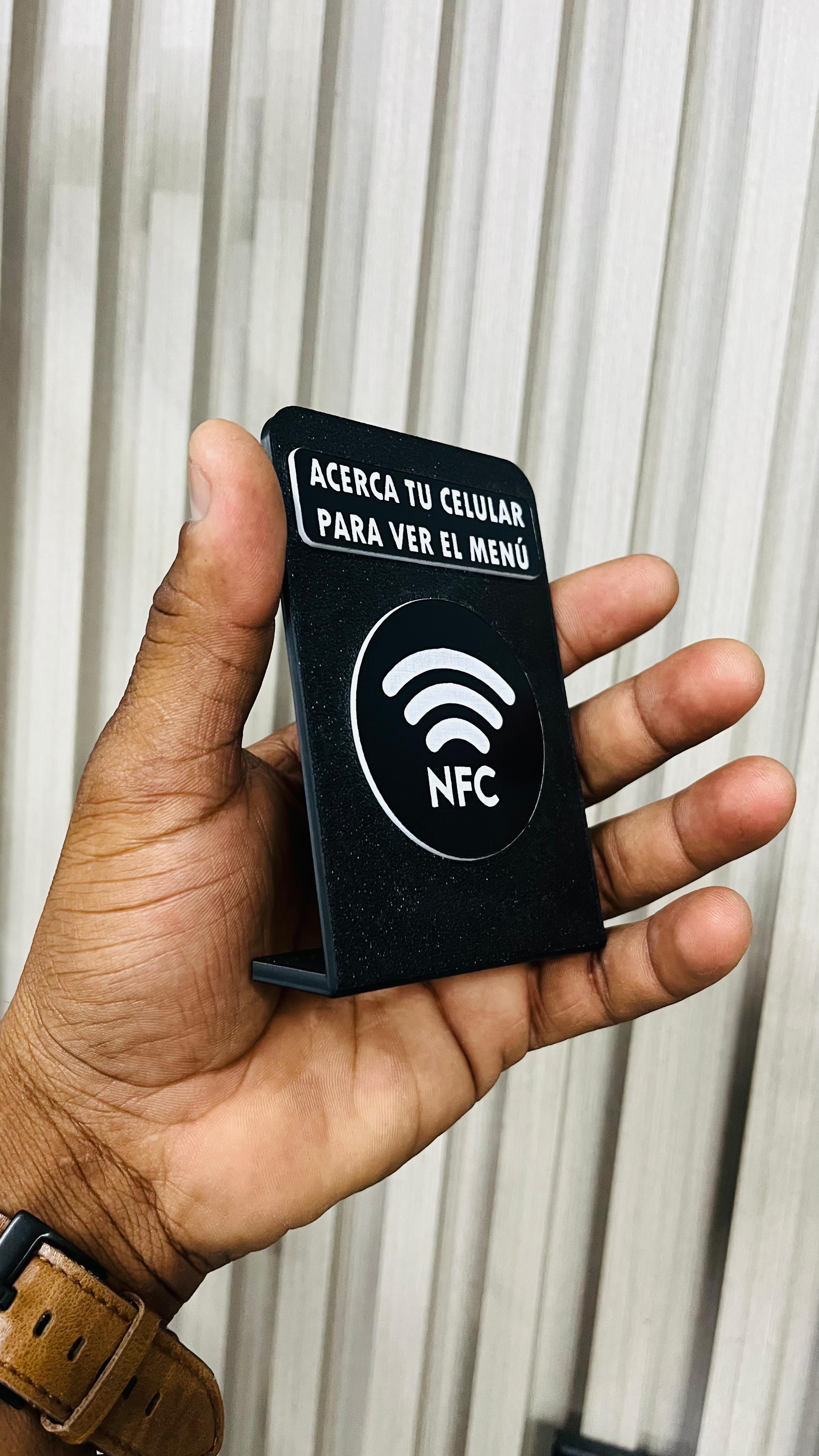 Stand NFC para Menú Digital pack 1,6,12,24,50,100 unid.