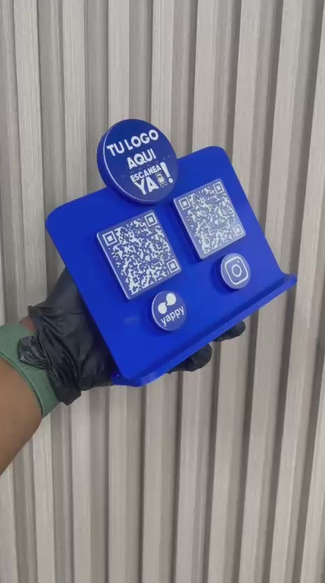 Stand EscaneaYa – QR  para pagos y redes 17 CM